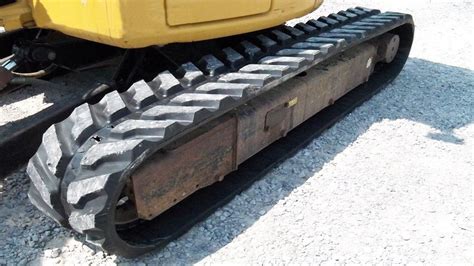 cat mini excavator rubber track|installing track on mini excavator.